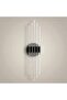 Bhbackhome Aura Medium 39 cm Modern Design Led Sconce - Wall Lamp - Black Case - White Led - Battery Operated - 3