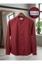 Men's Slim Fit Long Sleeve Oxford Fabric Snap Button 100% Cotton Court Collar Shirt - 4