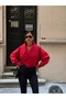 Double-Breasted Buckle Bomber Trench Jacket - 5