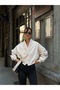 Double-Breasted Buckle Bomber Trench Jacket - 5