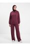 Women's Oysho Fabric (Modal) Oversize Hooded Comfortable Fit Top and Bottom Two-Piece Tracksuit Set