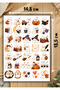 280 Pieces Halloween Sticker Book 8 Sheets A5, Agenda Journal Scrapbook Planner Stb00003 - 2