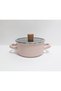 16 cm Enamel Colorful Pot 1500 ml Cooking Pot Enamel Storage Container - 6