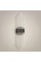 Bhbackhome Aura Large 51 cm Modern Design Led Sconce - Wall Lamp - Anthracite Case - White Led - Battery Operated - 2