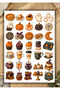 280 Pieces Halloween Sticker Book 8 Sheets A5, Agenda Journal Scrapbook Planner Stb00003 - 3