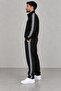Men's Diver Fabric High-Quality Stand-Up Collar Full Stretch Tracksuit Set Dawraz-3037 - 3