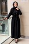 Fuat Gürşen Semi-Closed Top, Gathered Waist Dress - 2
