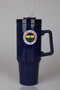 Licensed 2-Compartment Sports Bag and Thermos Mug with Straw and Handle Stainless Steel Flask 1.2 Liter - 2