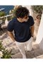 Men's Crew Neck Short Sleeve Slim Summer Knitwear T-Shirt Comfortable Fit