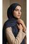 Chain Printed Naia Jacquard Shawl (60% Naia 40% Cotton) - 3