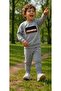 Boys' Winter Tracksuit Set Sweatshirt Bottoms Cotton Three-Thread Ribbed 3-4-5-6-7 Years Old (Please Choose One Size Larger) - 3