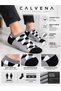 Unisex 6 Pairs of Organic Cotton Woven Patterned Sports Booties Socks - 2