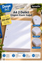 A4 2-Hole Unlined Folder Paper |   2-Ring Folder Compatible with 250 Sheets, Optional