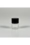 4Pcs 1ml Multipurpose Transparent Mini Glass Bottle Plastic Cap Bottle Essence Bottle 4X1Ml