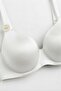 White Women's Premium Laser Cut Seamless Basic Underwire C Cup Bra - Non-Marking Comfortable Underwear - 5