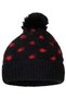 Women's Polka Dot Patterned Pompom Knitted Knitwear Winter Beanie - 2
