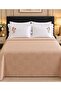 Waffle Textured Embroidered Ruffled 100% Cotton 6 Piece Double Pique Set - 2