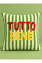 Long Live! Collection Digital Printed Polyester Throw Pillow Cover(Kr)