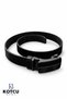 Genuine Buffalo Leather Automatic Buckle 4 cm Men's Belt - 4