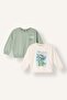 Oversized Sweatshirt Fabric 2-Piece Sweatshirt Baby Boy I0294A526Wn