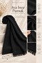 Modakaşmir Aya Thin Cotton Shawl & Women's Shoulder Bag 2-Piece Combination – 5 Color Options - 4