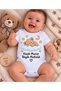 Printed 100% Cotton Interlock Fabric Baby Bodysuit |   Oeko-Tex Certified Fabric |   0-24 Months