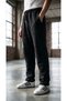 Men's Warm Three-Threaded Sweatpants with Inner Piping