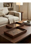 "Premium Serving Tray Set with Handles – Elegant Design for Entertaining – 2 Pieces"