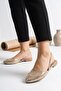 Women's Daily Ballet Flats Inside-Out Office Sandals Shoes - 5