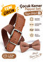 Children's Elastic Belt with Matching Bow Tie Gift for Ages 1-12