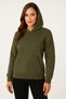 Unisex Oversize 3 Thread Raster Hooded Sweatshirt with Kangaroo Pocket, Plain / Unprinted - 2