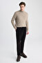 Ds Damat Relaxed Fit (Pile-Free) Brown Corduroy Jogger Pants - 4