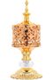 European Iron Incense Burner,Decorative Holder for Home and Office,Middle Eastern Style Craft Ornament