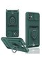 Samsung Galaxy A05 Compatible Case Zuma Silicone with Business Card Holder and Ring - Green