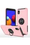 Samsung Galaxy A01 Core Compatible Case Elite Ring Cover - Pink
