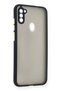 Samsung Galaxy A11 Compatible Case Montreal Silicone Cover - Navy Blue
