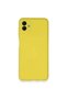 Samsung Galaxy A04 Compatible Case Nano Velvet Silicone - Yellow