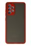 Samsung Galaxy A72 Compatible Case Montreal Silicone Cover - Red