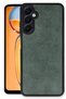 Samsung Galaxy A26 Compatible Case Aras Leather Cover - Dark Green