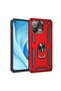 Xiaomi Mi 11 Lite Compatible Case Sofia Ring Silicone Cover - Red