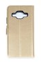 Samsung Galaxy J5 Compatible Trend S Plus Flip Cover Case - Gold