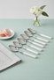 Set of 6 Stainless Steel Soft White Tablespoons