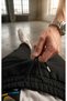 Men's Warm Three-Thread Sweatpants with Elastic Cuffs - 6