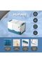 Stackable Bins with Lids Small Parts Organizer Foldable Waterproof Storage Box plastic Clothes and T - 6