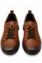 Women's Genuine Leather Tan Orthopedic Casual Shoes Vs 1953848 - 3