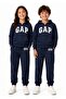 V-Frch ft Bas Heritage Logo Printed Children's Sweatpants Dark Blue