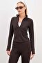 Finger-Loop Diving Fabric Slim Fit Jacket