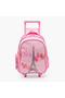 Paris Print 5-Piece School Trolley Bag Set for Girls 5-8 Years with Lunch Bag - 16 inches - 4