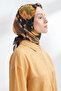 Roselle Desen the Tencel Edit Scarf - Navy Blue - Gold - 2