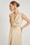 Flowy Collar Dress - 4